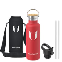 Termos din oțel inoxidabil Super Sparrow 750 ml, fără BPA, etanș, sticlă de apă pentru copii și sport, termos pentru școală și călătorii 2