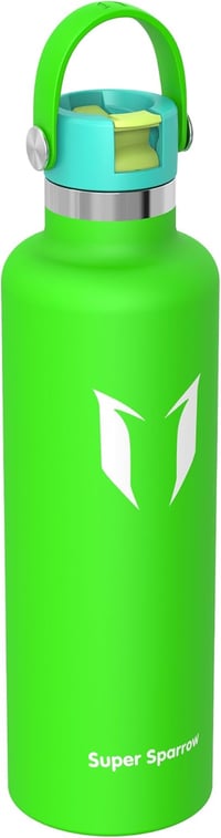 Super Sparrow Rozsdamentes Acél Termosz Palack 350-1000ml BPA-Mentes Sporthoz és Utazáshoz - 1000 fluid ounces, C- Apple Green 2