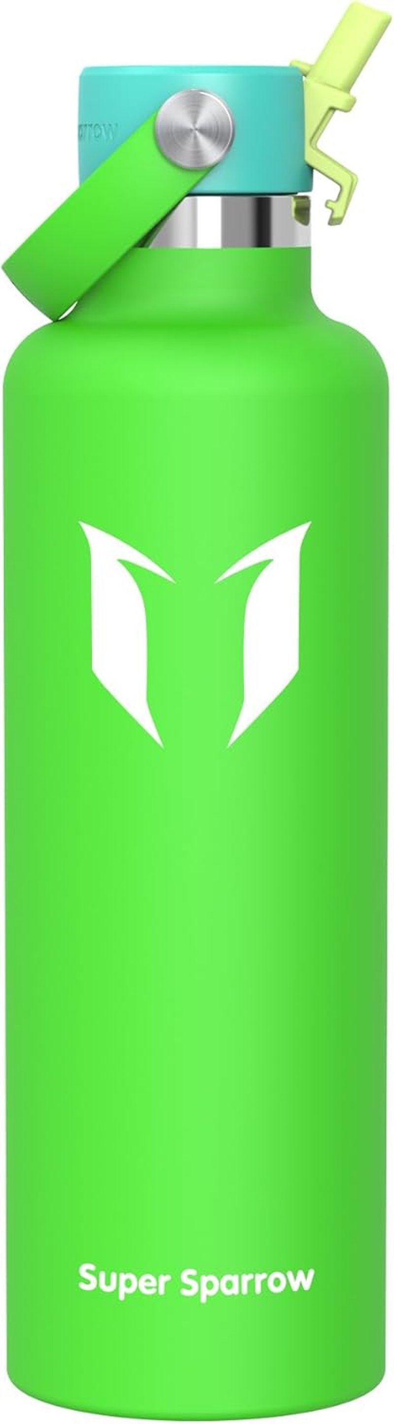 Super Sparrow Rozsdamentes Acél Termosz Palack 350-1000ml BPA-Mentes Sporthoz és Utazáshoz - 1000 fluid ounces, C- Apple Green