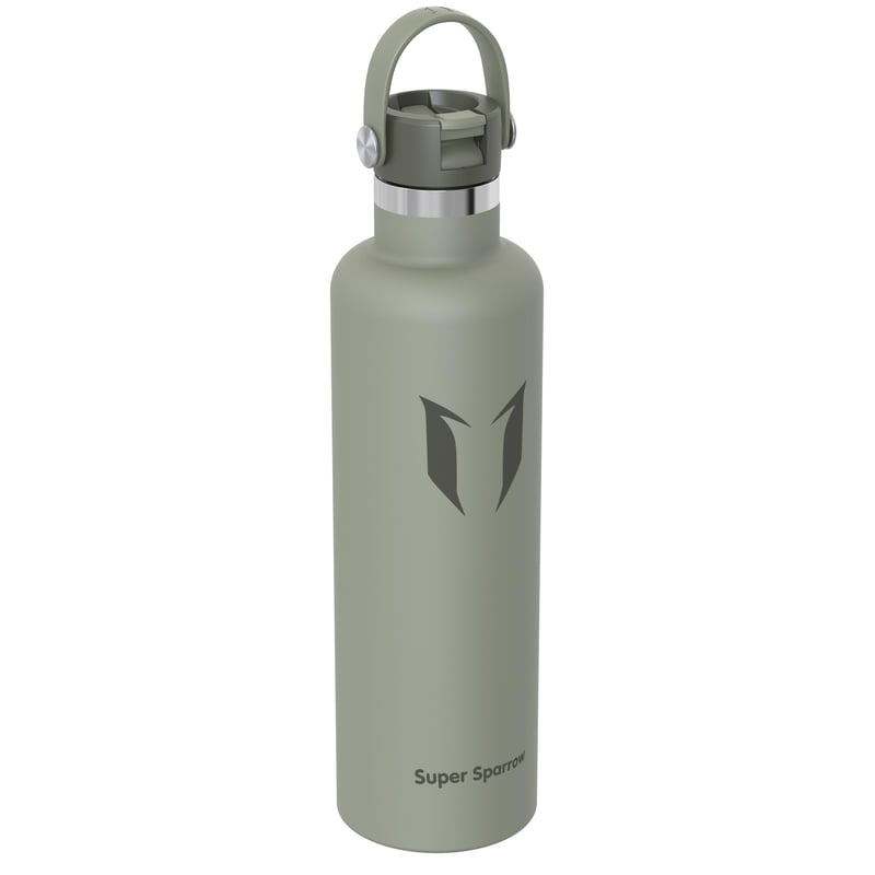 Nerezová termoska Super Sparrow, 350 ml, 500 ml, 750 ml alebo 1 l, uzáver so slamkou, bez BPA, na šport, cestovanie, do školy, do prírody