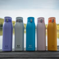 Nerezová termoska Super Sparrow, 500 ml, bez BPA, nepriepustná, s 2 uzávermi (slamkový a športový), termoska na kávu 6