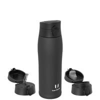 Nerezová termoska Super Sparrow, 500 ml, bez BPA, nepriepustná, s 2 uzávermi (slamkový a športový), termoska na kávu 2