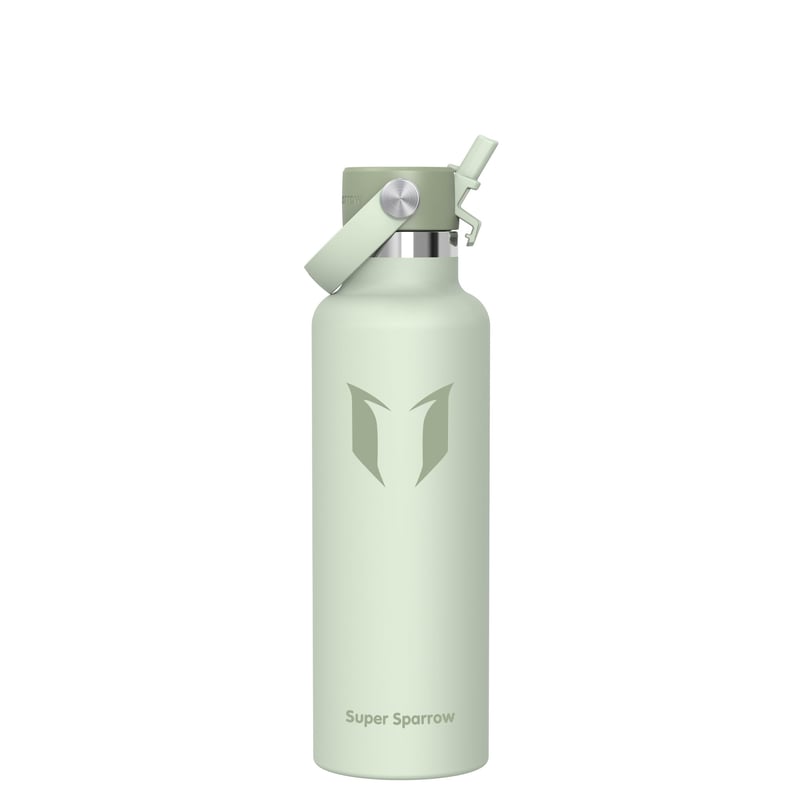 Nerezová termoska Super Sparrow 750 ml, viečko so slamkou FlipFlow, bez BPA, nepriepustná, na šport, cestovanie, do školy, voľný čas