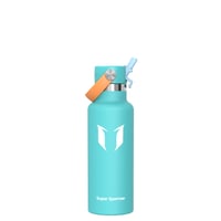 Termoska z nehrdzavejúcej ocele Super Sparrow s viečkom so slamkou, bez BPA - 350 ml 1