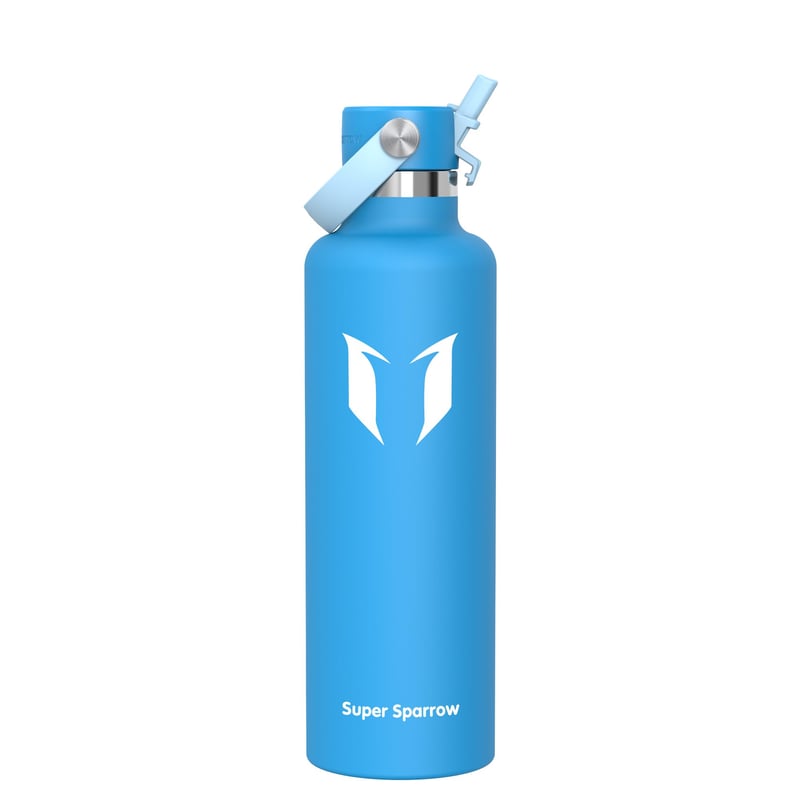 Nerezová termoska Super Sparrow – 1 l – nebesky modrá