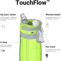 Super Sparrow TouchFlow szívószálas sport kulacs BPA-mentes Tritan - 750 ml 2