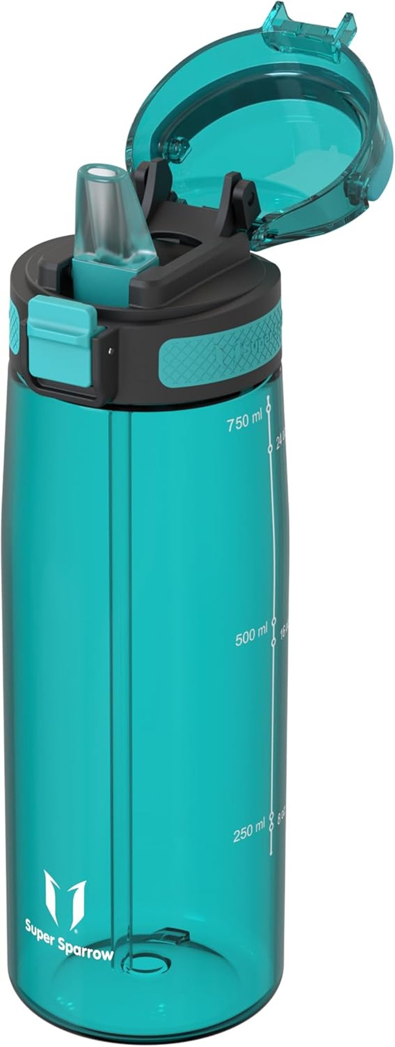 Super Sparrow TouchSip szívószálas Tritan kulacs, BPA-mentes - 750 ml