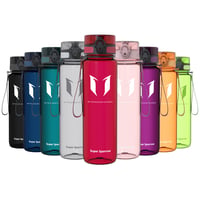 Sticlă de apă Super Sparrow 1000ml, bidon sport din Tritan fără BPA - Pentru ciclism, fitness, activități în aer liber, facultate - Sticlă de hidratare ușoară și sustenabilă 1