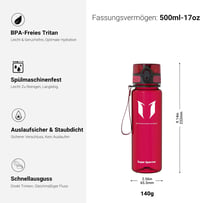 Super Sparrow Tritan BPA-mentes sportkulacs - 500 ml 3