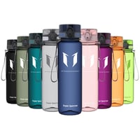 Športová fľaša na vodu Super Sparrow Tritan 1000 ml, bez obsahu BPA, vhodná na cyklistiku, fitness a outdoorové športy, nepriepustná, ľahká 1