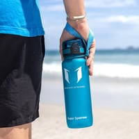 Super Sparrow Tritan Ivópalack 350-1000ml BPA-mentes Sportpalack Kerékpár Fitness - 750 ml, Glossy Blueberry 6