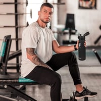 Super Sparrow Tritan Ivópalack 350-1000ml BPA-mentes Sportpalack Kerékpár Fitness - 500 ml, Black 4