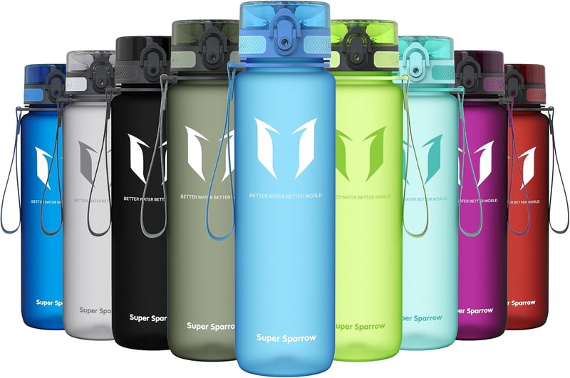 Super Sparrow Tritan sportpalack, BPA-mentes - 1000 ml, tengerkék