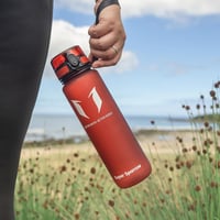 Super Sparrow Tritan Ivópalack 350-1000ml BPA-mentes Sportpalack Kerékpárhoz Edzéshez - 1,000 ml, Imperial Red 5