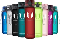 Super Sparrow Tritan Ivópalack 350-1000ml BPA-mentes Sportpalack Kerékpárhoz Edzéshez - 1,000 ml, Imperial Red 1