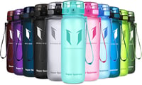 Super Sparrow Tritan Ivópalack 350-1000ml BPA-mentes Sportpalack Kerékpárhoz Edzéshez - 500 ml, Mint 1