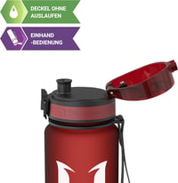 Super Sparrow Tritan Ivópalack 350-1000ml BPA-mentes Sportpalack Kerékpárhoz Edzéshez - 1,000 ml, Imperial Red 2
