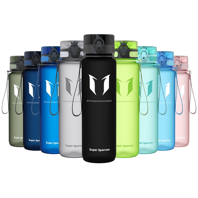 Super Sparrow Tritan boca za vodu – sportska boca bez BPA za biciklizam, fitness i aktivnosti na otvorenom, 350 ml / 500 ml / 750 ml