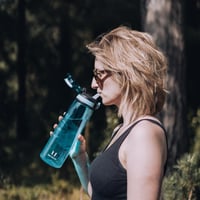 Športová fľaša na vodu Super Sparrow Tritan so slamkou 500 ml – fľaša z plastu bez BPA, nepriepustná 6