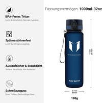 Super Sparrow Tritan sportkulacs BPA-mentes - 1000 ml 3