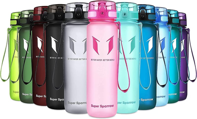 Športová fľaša Super Sparrow Tritan, bez obsahu BPA – 1000 ml