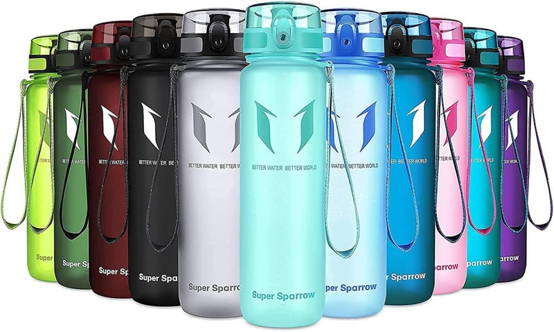 Bidon sport Super Sparrow Tritan, fără BPA - 750 ml