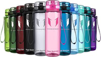 Športová fľaša na pitie Super Sparrow Tritan 1000 ml, bez BPA, vhodná na bicykel, fitnes a outdoorové aktivity, ľahká a udržateľná 1