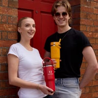Nerezová termoska na pitie Super Sparrow Twistpath s viečkom so slamkou Flex – 900 ml – bez obsahu BPA, nepriepustná, kompatibilná s držiakmi na nápoje v aute 8