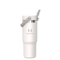 Nerezová termoska Super Sparrow Twistpath s viečkom so slamkou Flex – 900 ml, bez BPA, nepriepustná, vhodná do držiaka na poháre v aute 1
