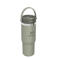 Nerezová termoska Super Sparrow Twistpath s vekom s ohybnou slamkou – 900 ml – bez obsahu BPA, nepriepustná, vhodná do držiaka v aute 2