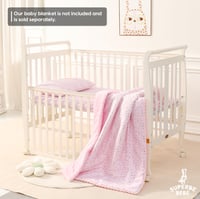 SUPERBE BEBE Gyerekpárna pamut huzattal 40x60 cm, Oeko-TEX, hipoallergén, mosógépben mosható, kisgyermek utazópárna 3-10 éveseknek 5