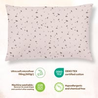 SUPERBE BEBE Gyerekpárna pamut huzattal 40x60 cm, Oeko-TEX, hipoallergén, mosógépben mosható, kisgyermek utazópárna 3-10 éveseknek 2