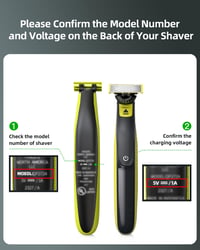 Superer 5V USB-A nabíjací kábel pre holiaci strojček Philips OneBlade 360 QP2824 – kompatibilný náhradný kábel 2