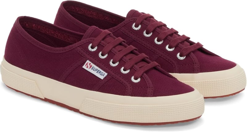 Superga Unisex Cotu Classic vászoncipő Dk Bordeaux színben 5 UK méretben