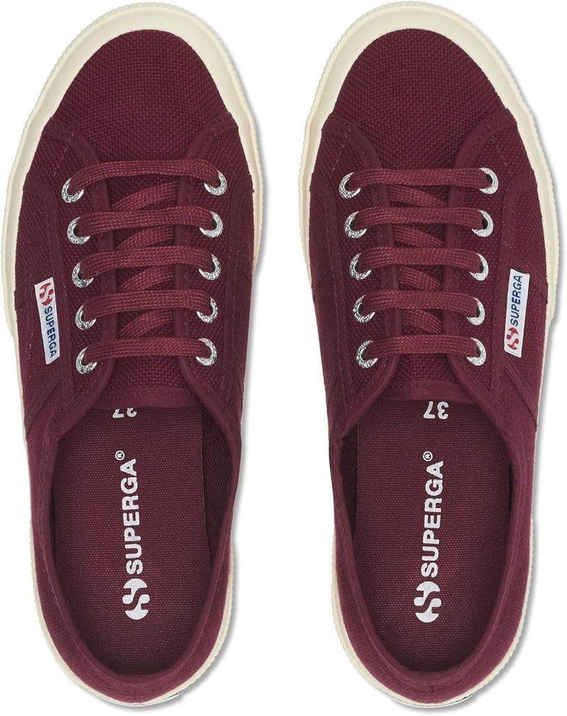 Superga Unisex Cotu Classic vászoncipő Dk Bordeaux színben 5 UK méretben