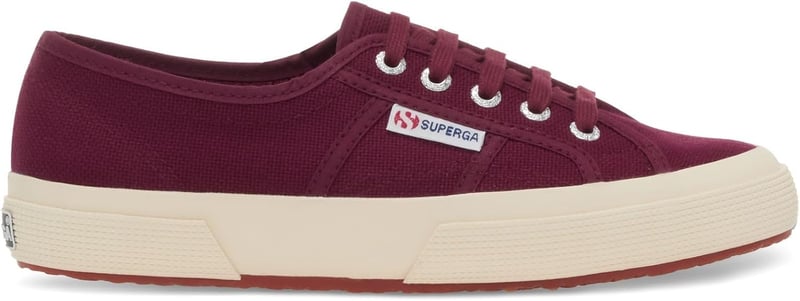 Superga Unisex Cotu Classic vászoncipő Dk Bordeaux színben 5 UK méretben