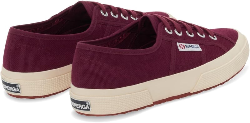 Superga Unisex Cotu Classic vászoncipő Dk Bordeaux színben 5 UK méretben
