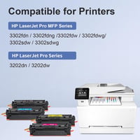 Superpage 219X Toner HP Color LaserJet Pro 3302 3202 sorozathoz, 4 db szett 2