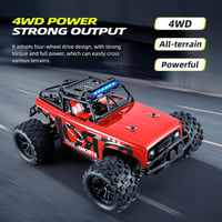 SupKonXi Távirányítós Autó 1:18 - 40 km/h Sebesség, 4WD Terepjáró Monster Truck, 2 Akkumulátor 60 Perc Játékidő, Gyerekeknek és Tiniknek, Pi 3