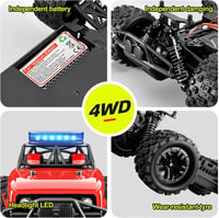 SupKonXi Távirányítós Autó 1:18 - 40 km/h Sebesség, 4WD Terepjáró Monster Truck, 2 Akkumulátor 60 Perc Játékidő, Gyerekeknek és Tiniknek, Pi 5