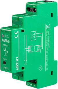 Contor de energie și tensiune Wi-Fi Supla Zamel LIW-01 1