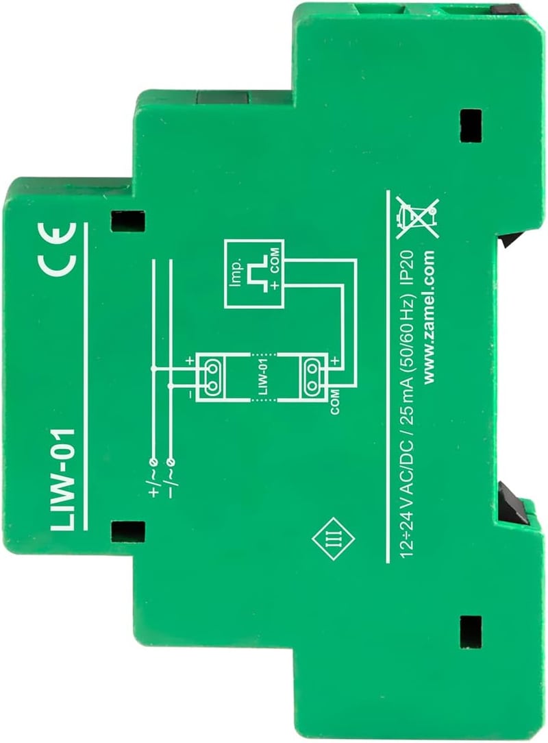 Contor de energie și tensiune Wi-Fi Supla Zamel LIW-01