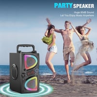 SUPNIU Bluetooth Hangszóró Kettős Mikrofonnal Vezeték Nélküli 7
