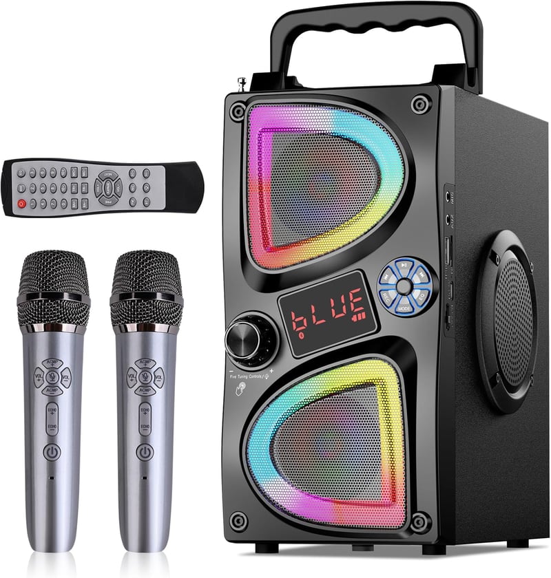 SUPNIU Bluetooth Hangszóró Kettős Mikrofonnal Vezeték Nélküli