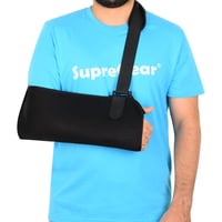 supregear Könnyű Állítható Váll Rögzítő Immobilizáló Pólya Bal Jobb Kar Rotátor Mandzsetta Támogatás S-es méret 1