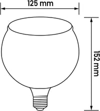 Suprema E27 4W Amber LED Gyűrű Izzó Meleg Fehér 1800K 125mm 7