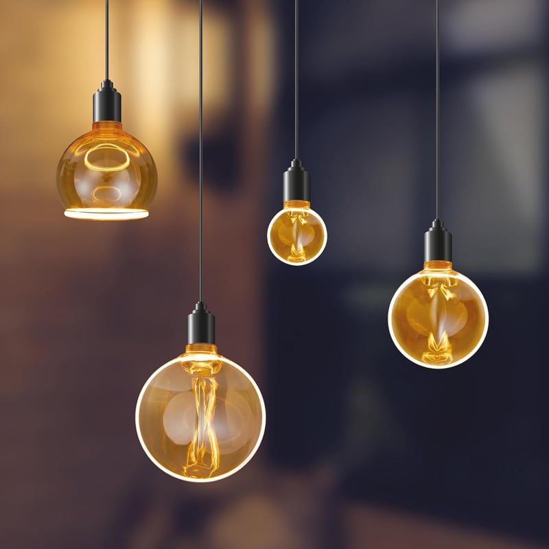 Suprema E27 4W Amber LED Gyűrű Izzó Meleg Fehér 1800K 130mm