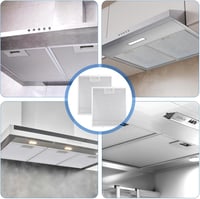 SUPRROW 2db Alumínium Zsírszűrő Páraelszívóhoz 320x260x9mm Fém Hálós 7