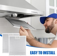 SUPRROW 2db Alumínium Zsírszűrő Páraelszívóhoz 320x260x9mm Fém Hálós 5