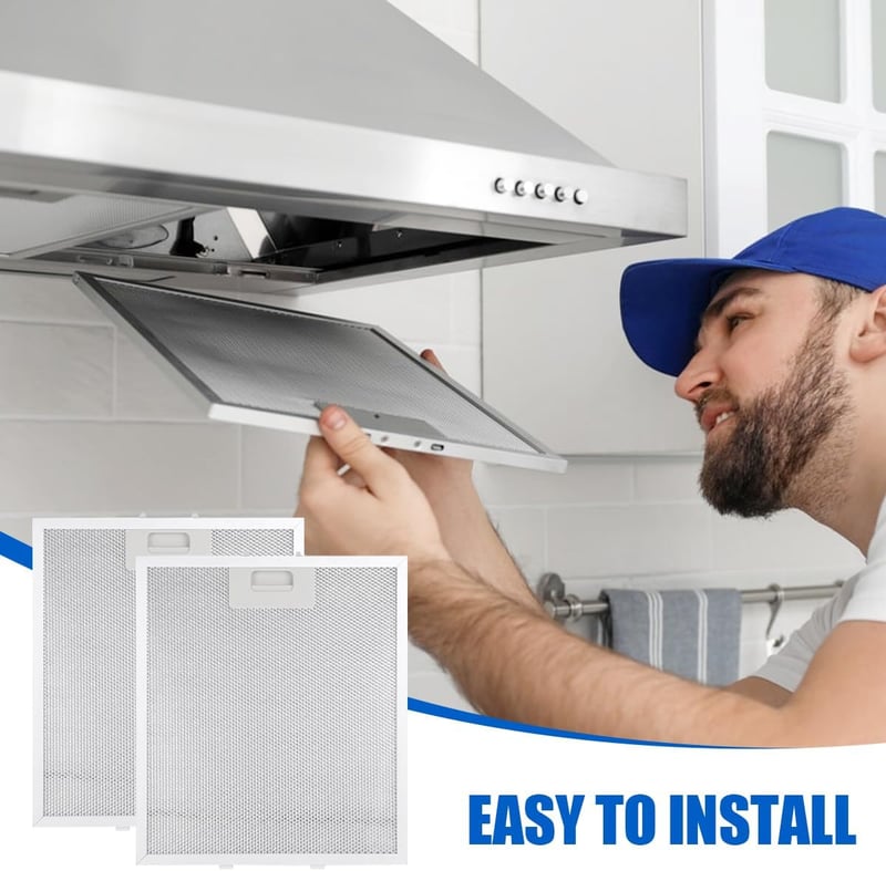 SUPRROW 2db Alumínium Zsírszűrő Páraelszívóhoz 320x260x9mm Fém Hálós